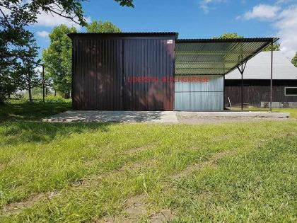 Blechgarage - Breite und Lange - 3m x 5 m + 3 x 4, 5 m Verzinkt Carport Garage