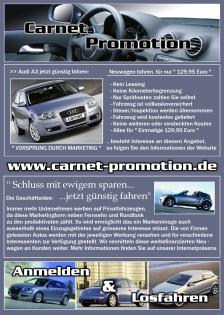 Werbefianzirter Neuwagen für einmalig 129,95 €.