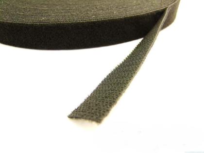 Doppelseitiges Klettband 25 Meter schwarz back to back Kabelbinder Hakenband