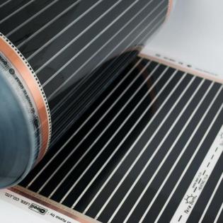 Konfektioniert Heizfilm Fussbodenheizung 220Watt/ m² 0, 5x1m