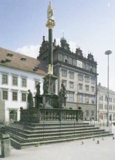 Silvester in Pilsen im historischen Stadtzentrum