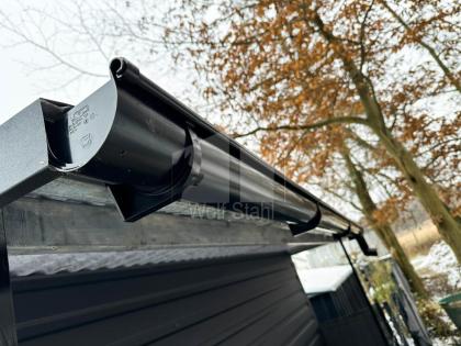 Blechgarage 3x5m Metallgarage Fertiggarage Werkzeugschuppen Gartenhaus Individue