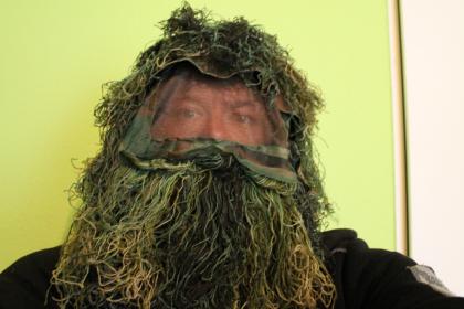 Helmbezug, Kopfbedeckung vom Chilli Tarnanzug Gotscha, Paintball - Festpreis 15,