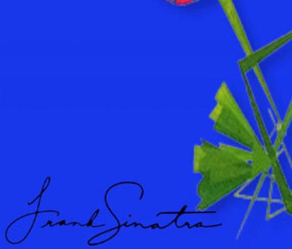 Frank Sinatra: Signierte Wanddekoration! Wandschmuck! Souvenir. Wanddeko. Blickf