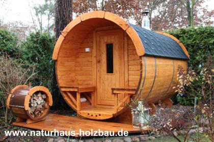Fasssauna, Saunafass, Sauna Pod, Gartensauna, Außensauna, Saunatonne, Saunapod, 