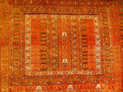 Orientteppich Engsi Salor um 1800 (T070)
