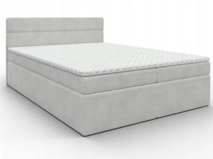 Kontinentales Bett mit Stauraum Farbauswahl mit Matratze 160x200