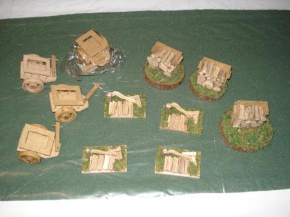 11 x Holz Krippenzubehör neuwertig