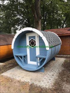 Fasssauna, Saunafass, Saunapod, Saunakota, Gartensauna, Außensauna, Sauna Pod