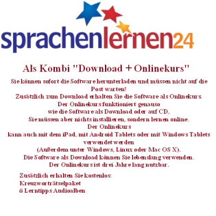 Sprachkurs Basiskurse von Sprachenlernen24 Download Edition