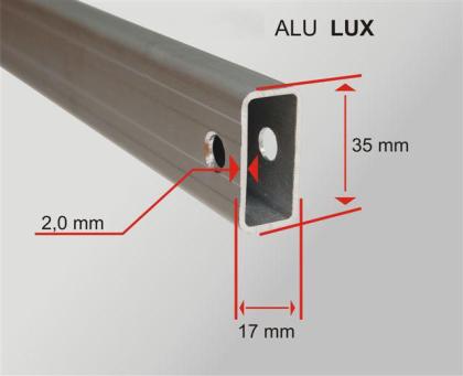 SUPER Faltzelt Aluminium ALU LUX 50 6, 0 x 4, 0 Meter