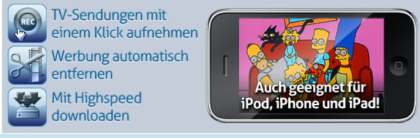 Neuheit: Fernhsehen, Filme schauen, wann und wo ihr wollt
