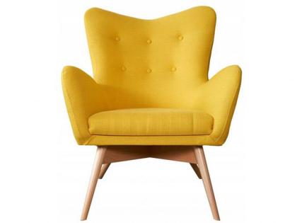 Ohrensessel im skandinavischen Stil Couch Sessel Wohnzimmer Farbenauswahl