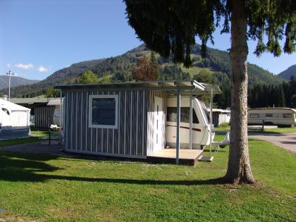 Standzelt - Carport - Schutzdach für Wohnwagen und Vorzelt - Eigene Herstellung 