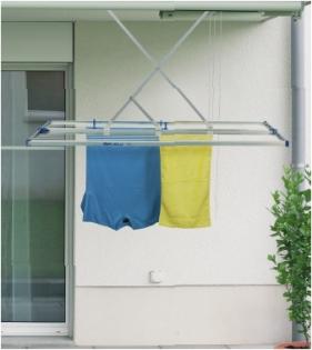 Wäscheständer für Wand und Decke