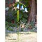 Solar Stableuchte blaue Tulpe, ca. 60 cm, warm-weißer Lichtschein