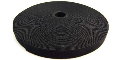 Doppelseitiges Klettband 5Meter schwarz 10mm back to back Kabelbinder Hakenband