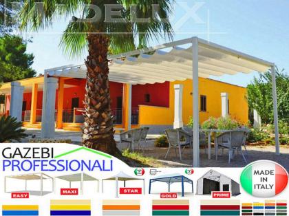 Pergola 6x5 Pavillon Zelt Restaurant personalisierte Farbe Stahl Pvc Café Garten