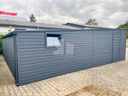 Blechgarage 7x6m Doppelgarage Metallgarage Garagen direkt vom Hersteller GP160