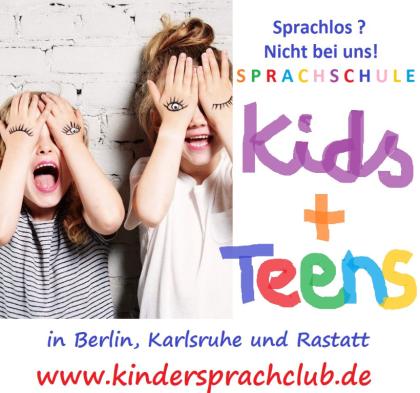 Weihnachtsgutscheine für einen Sprachkurs für Kinder (3-15 J.) in Englisch, Fran