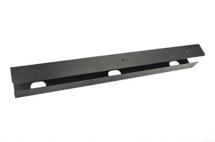 Kabelorganisation Kabelkanal Untertischmontage 600x80x50mm schlicht schwarz