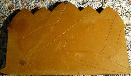 Relief-Heiligen-Bild Eiche 58x35 antik. R001