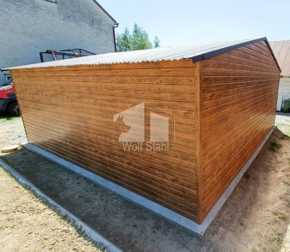  Blechgarage 6x6m Metallgarage Fertiggarage Stahlgarage Doppelgarage Transport +