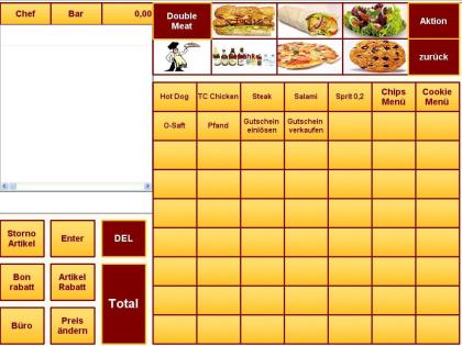 Kassensoftware Gastronomie -  mit vielen Extras wie Funklösung, Tischreservierun