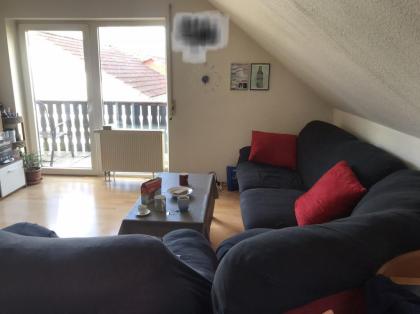 Gemütliche 2 Zimmerwohnung mit Einbauküchenzeile, Bad, WC, Balkon, Gartennutzung
