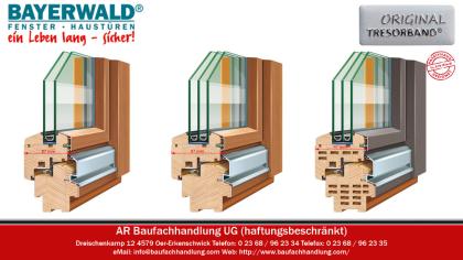 BAYERWALD - Fenster und Haustüren mit Tresorband