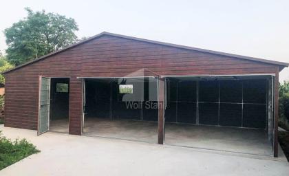 Blechgarage 10x5m Stahlgarage Doppelgarage Garage nach Maß Hohe Qualität GP144