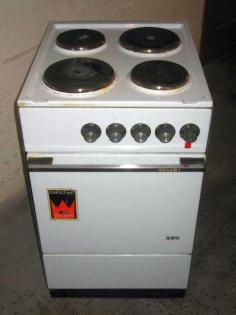 E-Herd AEG- Regent 4-Platten und Backofen - extra schmal- 50cm