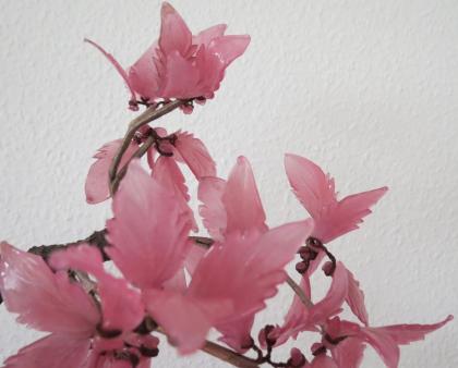 Kunst: Handarbeit Edle dekorative Pflanze aus Glas incl. Topf € 130, 00