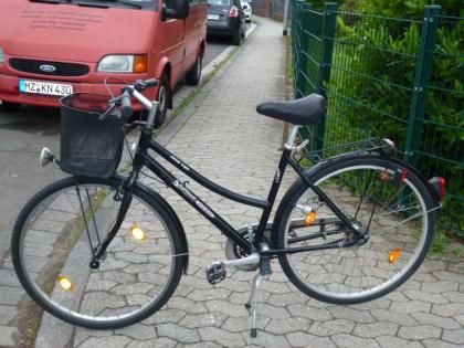 (130) 7 Gang Rücktrittsbremse 28 Zoll Aactui ALU - RAHMEN Korb am LENKER