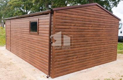  Blechgarage 4x6m Metallgarage Fertiggarage Werkzeugschuppen ID79