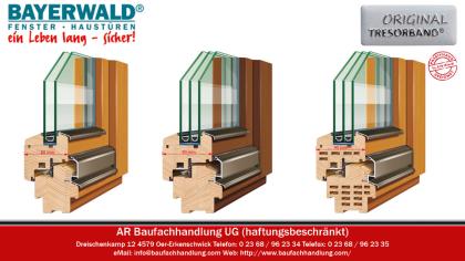 BAYERWALD - Fenster und Haustüren mit Tresorband