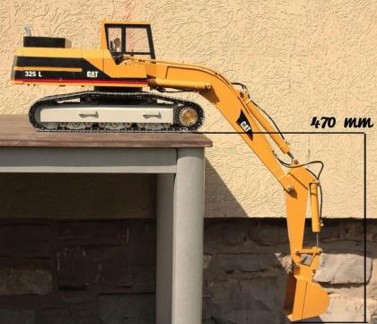 Bagger Eigenbau Cat 325 L Kettenbagger RC Modell Top Zustand