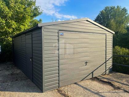 Blechgarage 4,5x6m Fertiggarage Stahlgarage Garage nach Maß  GP146 