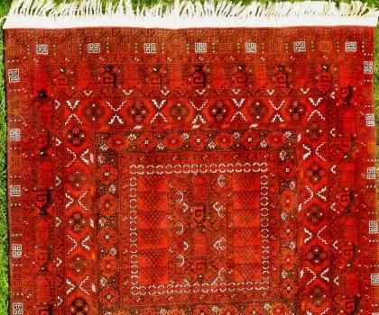 Sammlerteppich Turkestan antik 270x162 (T104)