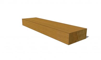 FREITRAGENDE SCHWIMMENDE MASSIVHOLZTREPPEN ESCHENHOLZ 100x28x12cm