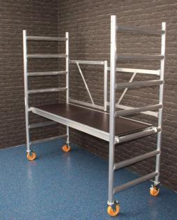 CUSTERS Foldy Zimmergerüst / Rollgerüst, Fahrgerüst, Arbeitshöhe bis 3, 0 m, e