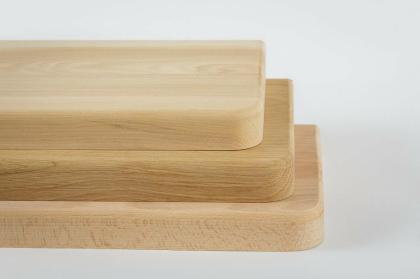 FENSTERBRETT EICHENHOLZ FENSTERBANK MASSIVHOLZ POLIERT FARBE WÄHLBAR 85x28x4cm