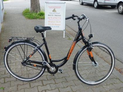 (139) 7 Gang + 2 Felgenbremsen 28 Zoll Gabel + Sattel gefert tiefer Einstieg 