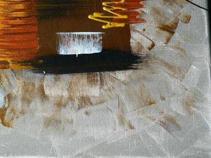 Gemälde Acryl auf Leinwand. B042