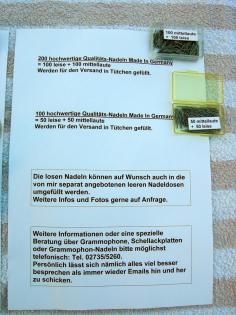 Grammophon Nadeln zu verkaufen