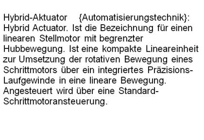 Nachschlagewerke fuer Ingenieure: Wortschatz-Definitionen Mechatronik + englisch