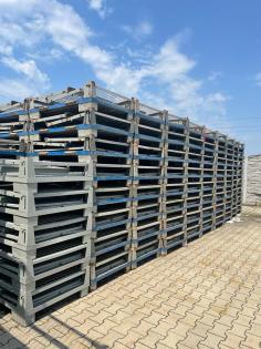 Gitterbox faltbar gebraucht 1240x835x970 1 Klappe 150 St.