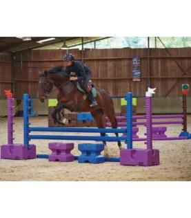 Hindernisblöcke und Hindernisstangen aus Kunststoff