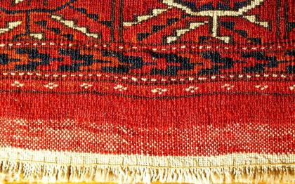 Sammlerteppich Tekke 128x103 antik (T078)