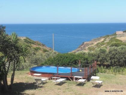 Villa mit Pool am Meer, für große Gruppen, Sardinien, Westküste bei Bosa